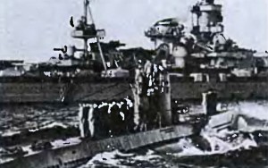 Субмарина типа 7 и линкор