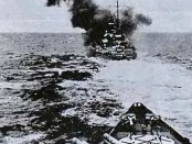 Шарнгост в бою с Британскими кораблями